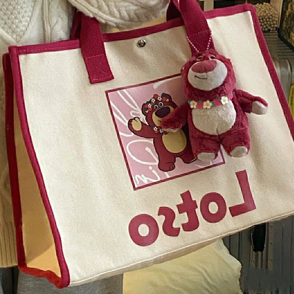 Túi Xách Tay Bằng Vải canvas In Họa Tiết Thời Trang Dành Cho Nữ