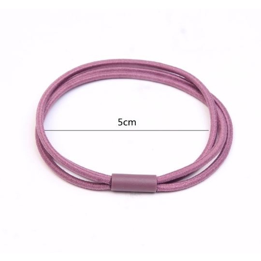 Dây buộc tóc trơn 3 lớp phụ kiện thời trang Hàn quốc xinh xắn mã DBT002