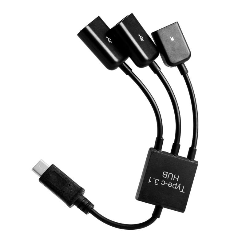 Dây cáp OTG 3 trong 1 cổng USB 3.1 Type-C sang Micro USB 2.0 chất lượng cao