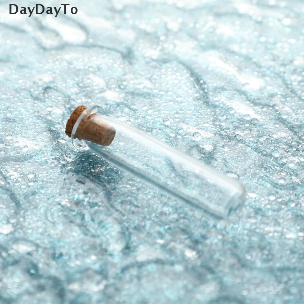 Bộ 5 Lọ Điều Ước Mini Bằng Thủy Tinh Có Nút Bần