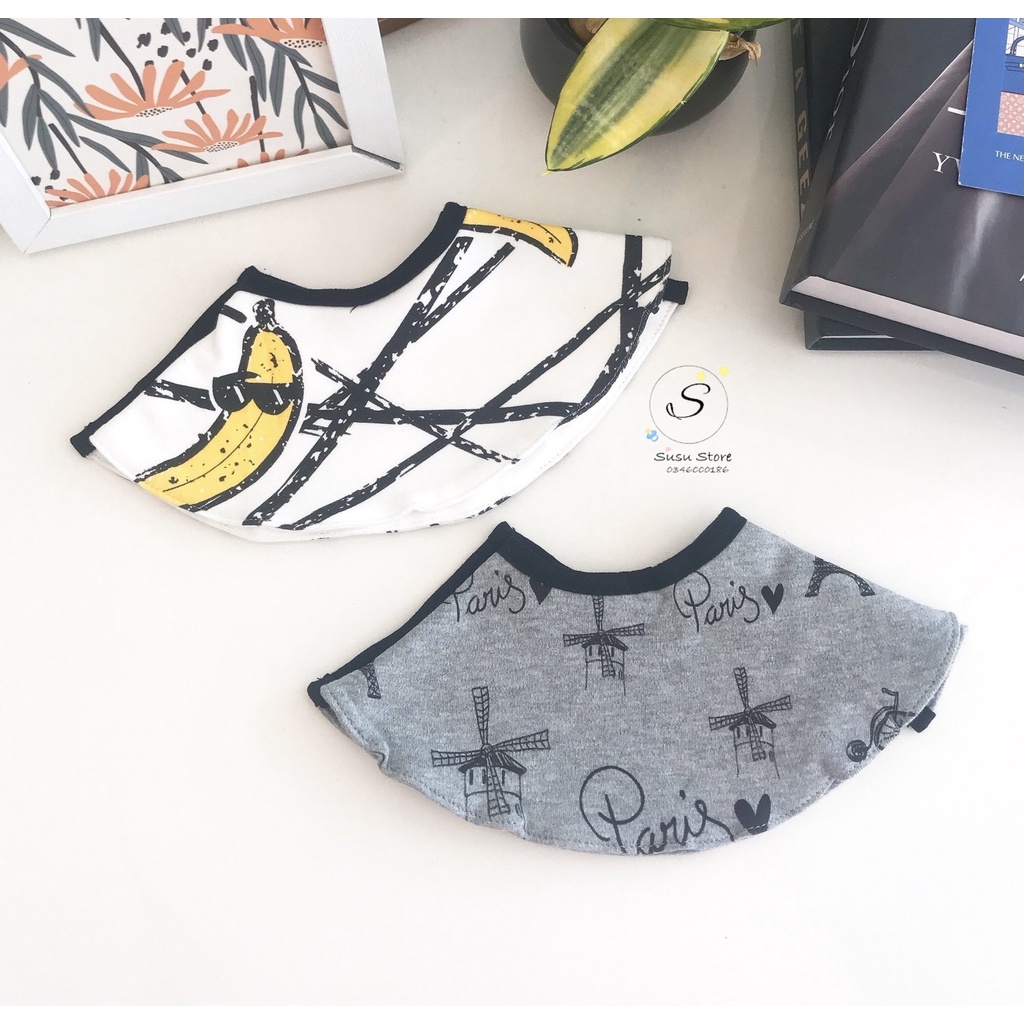 yem 34: Yếm tròn cho bé trai