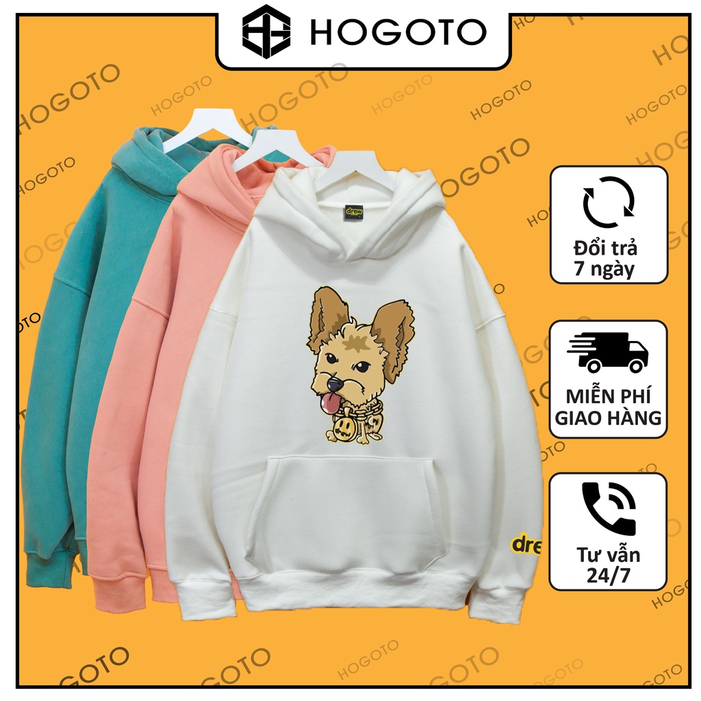 Áo nỉ Hoodie Drew House DOG Hogoto shop , Áo hoodie nam nữ nỉ bông cotton