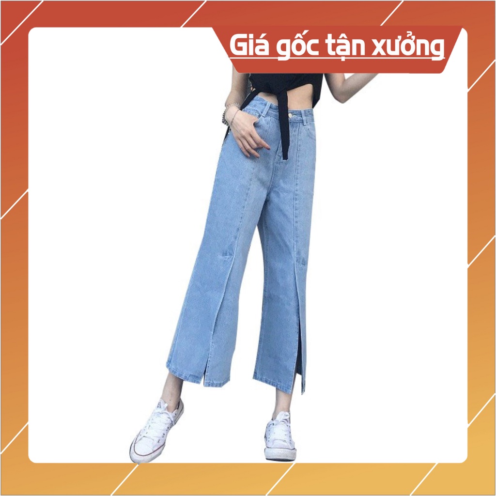 Quần Bò Ống Suông Phong Cách Trẻ Trung Sành Điệu Cho Phụ Nữ MS:014