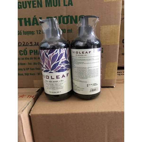 Dầu gội thảo dược Violeaf - Sao Thái Dương chai 480 ml