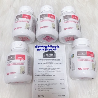 VIÊN NHAI BỔ SUNG KẼM BIO ISLAND ZINC CHO TRẺ - BILL CHEMIST/PHARMACY