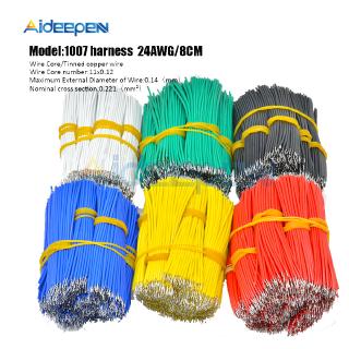 Set 100 Dây Cáp Điện Ul1007 24awg 8cm An Toàn
