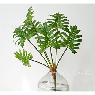 Cây giả - cây lá chầu bà thanh Xuân cao 70cm gồm 7 lá