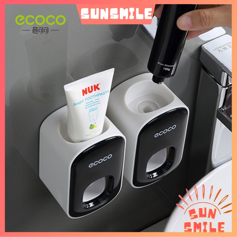 Bộ nhả kem rời ECOCO mẫu mới siêu nhỏ gọn tiện lợi - SUN SMILE - S22