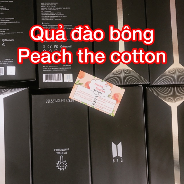 Cây cỗ vũ nhóm BTS