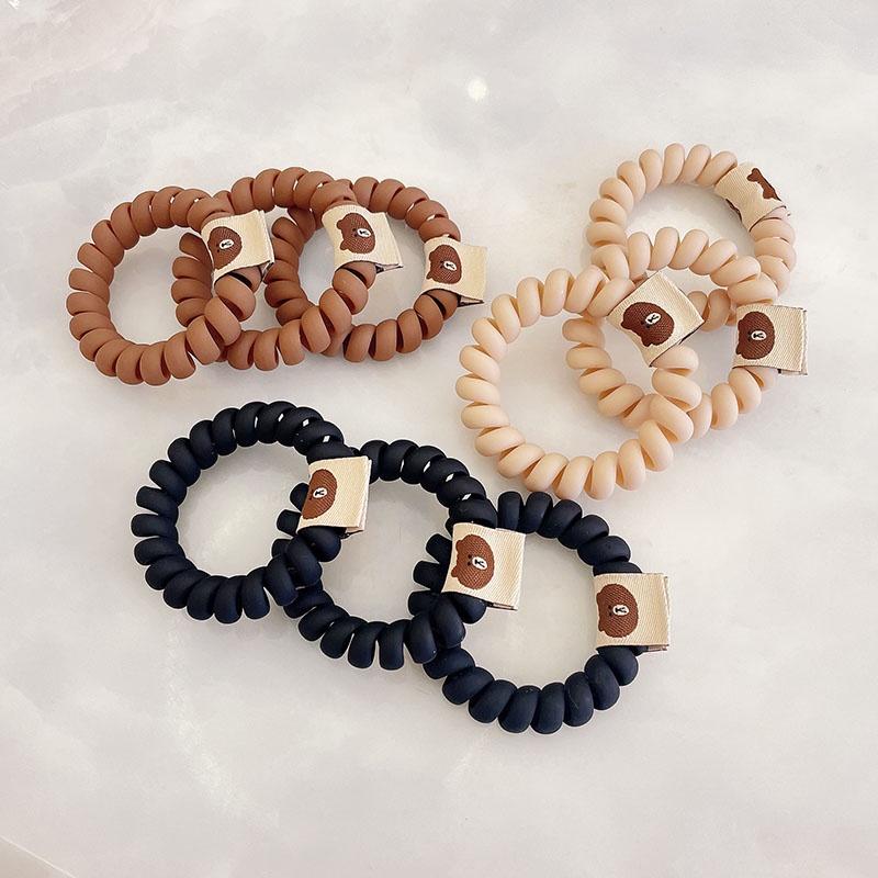 Dây buộc tóc trang trí hình gấu xinh xắn dành cho nữ