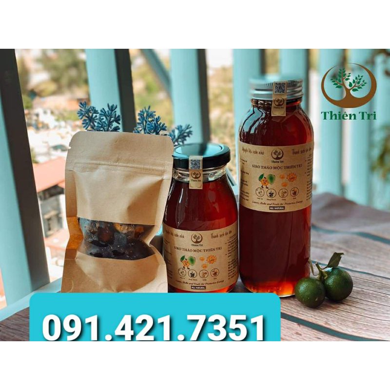 Siro thảo mộc Thiên Tri Ninh Bình chai 200ml ( Kiểm định bởi sở y tế Hà Nội)