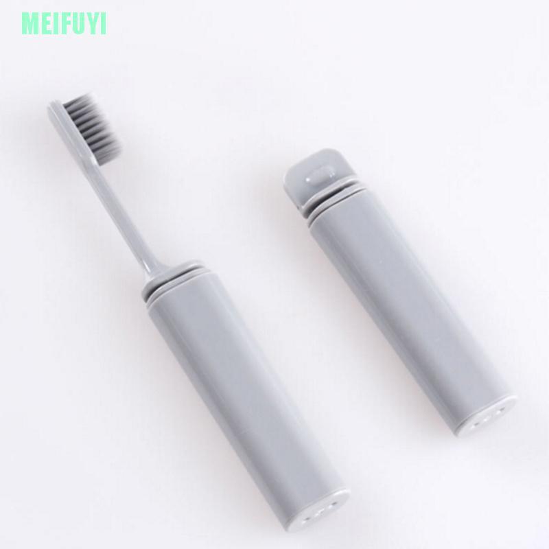 [Hàng mới về] Bàn chải đánh răng mềm có thể gấp gọn tiện lợi chuyên dùng khi đi du lịch