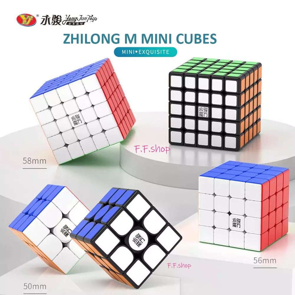 Yongjun Zhilong Mini 3x3 4x4 5x5 Magnetic Speed Cube YJ 3x3x3 4x4x4 5x5x5 Magic Cube Puzzle Toys Đồ Chơi Khối Rubik