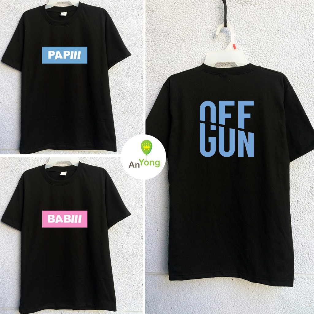 Áo thun OFFGUN Papii Babii Theory Of Love
