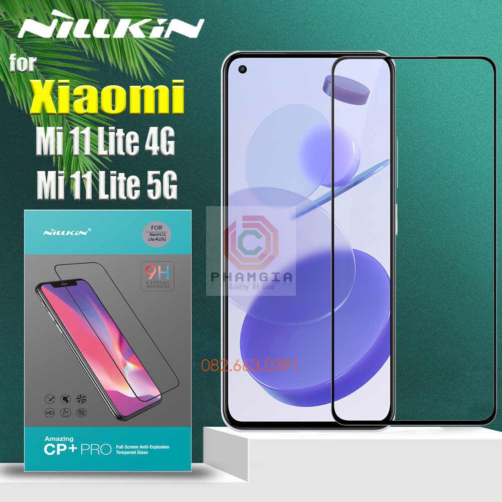 [Update hàng mới cực chuẩn] Kính cường lực Xiaomi Mi 11 Lite 4G / Mi 11 Lite 5G / Mi 11 Lite 5G Ne full mànfull phụ kiện