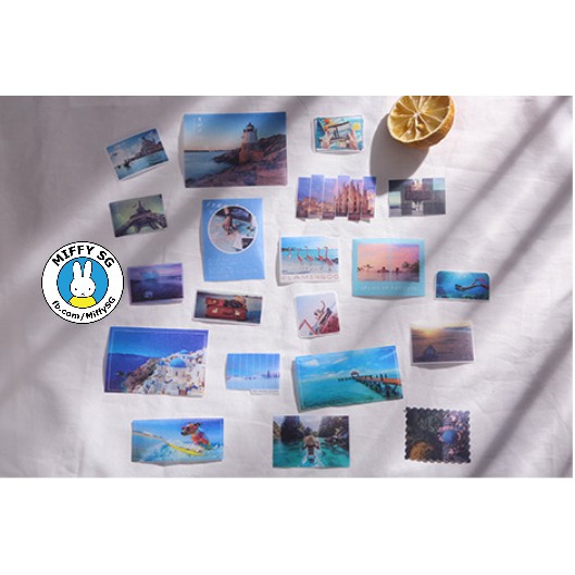 Bộ 40 washi sticker phong cách photography GOOD MORNING