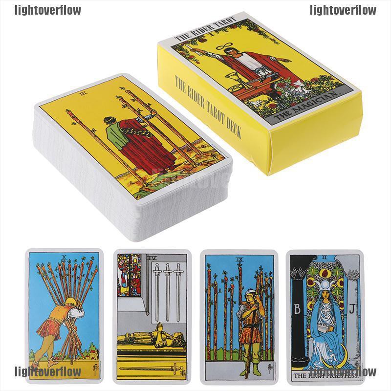 1 Hộp 78 Lá Bài Tarot Ma Thuật Thẻ