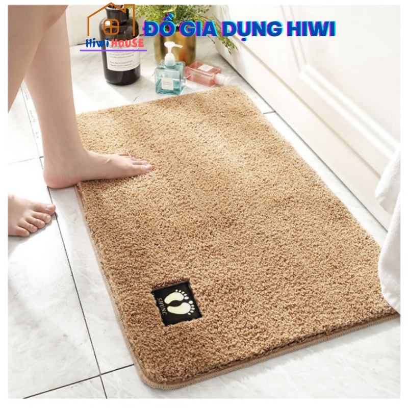 (𝗚𝗶𝗮́ 𝗦𝗶̉)Thảm lau chân LÔNG LEN BÀN CHÂN MỊN thấm hút tốt