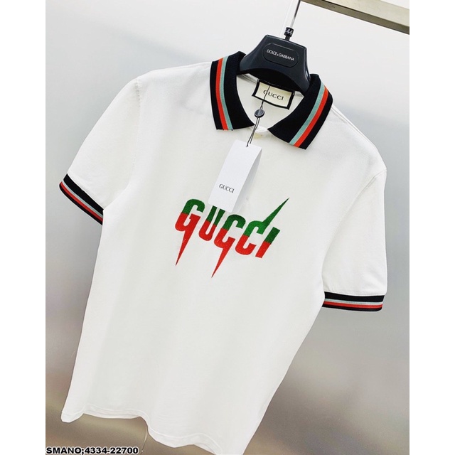 Áo polo GUCCI phiên bản spf viền cổ chất đẹp 2022