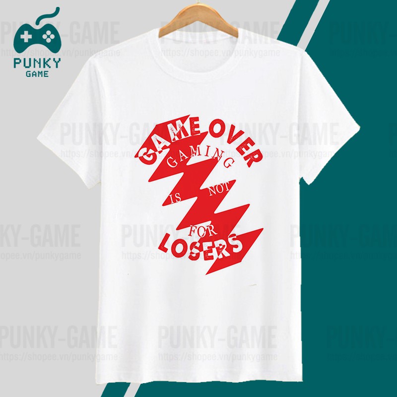 Áo thun Game Thủ Game Over ngắn tay