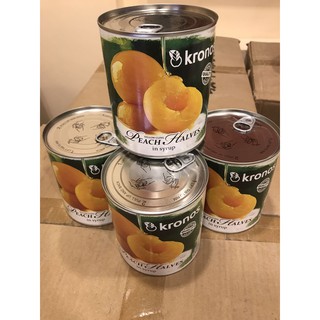 Đào miếng ngâm hiệu Kronos hộp 820gram