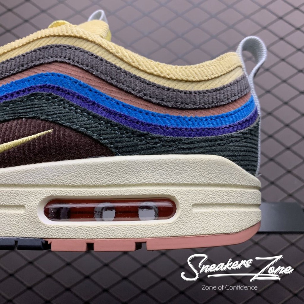 (FREESHIP+HỘP+QUÀ) Giày Thể Thao Sneakers   AIR MAX 97 Sean Wotherspoon bảy màu da lộn siêu đẹp cho cả nam và nữ