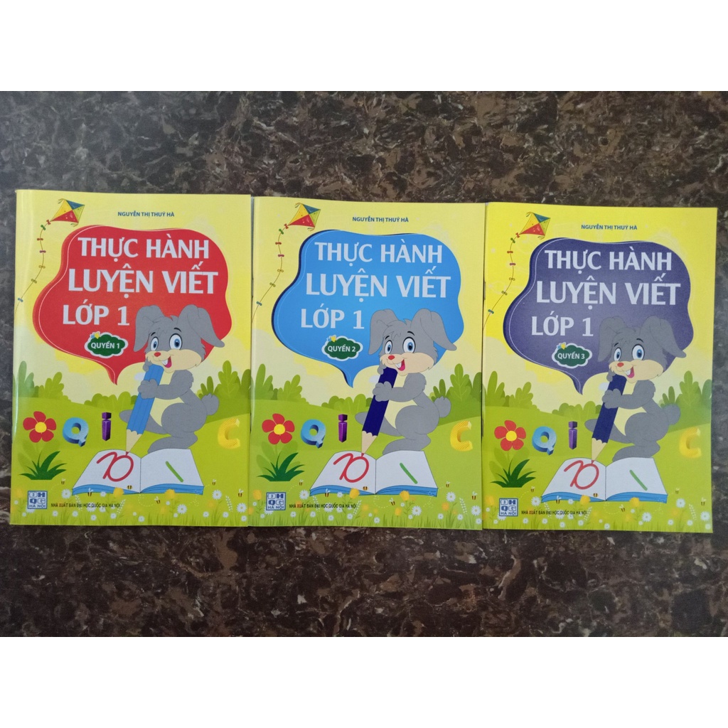 Sách Combo Thực hành luyện viết lớp 1 (Quyển 1+2+3)