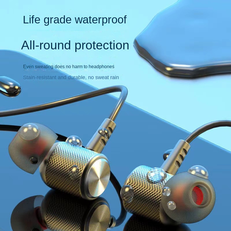 Tai nghe Bluetooth thể thao đeo cổ nhét tai BT63 bluetooth 5.0 thời trang mới 2022 ,Bluetooth Không Dây Chống Ồn Tích Hợp Micro Tiện