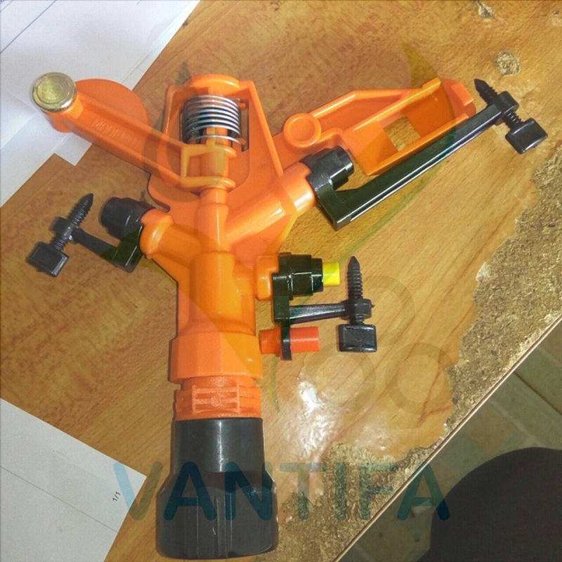 Béc tưới cây cánh đập lớn 3 tia bán kính 8-15 mét, ren trong 34 ren ngoài 27