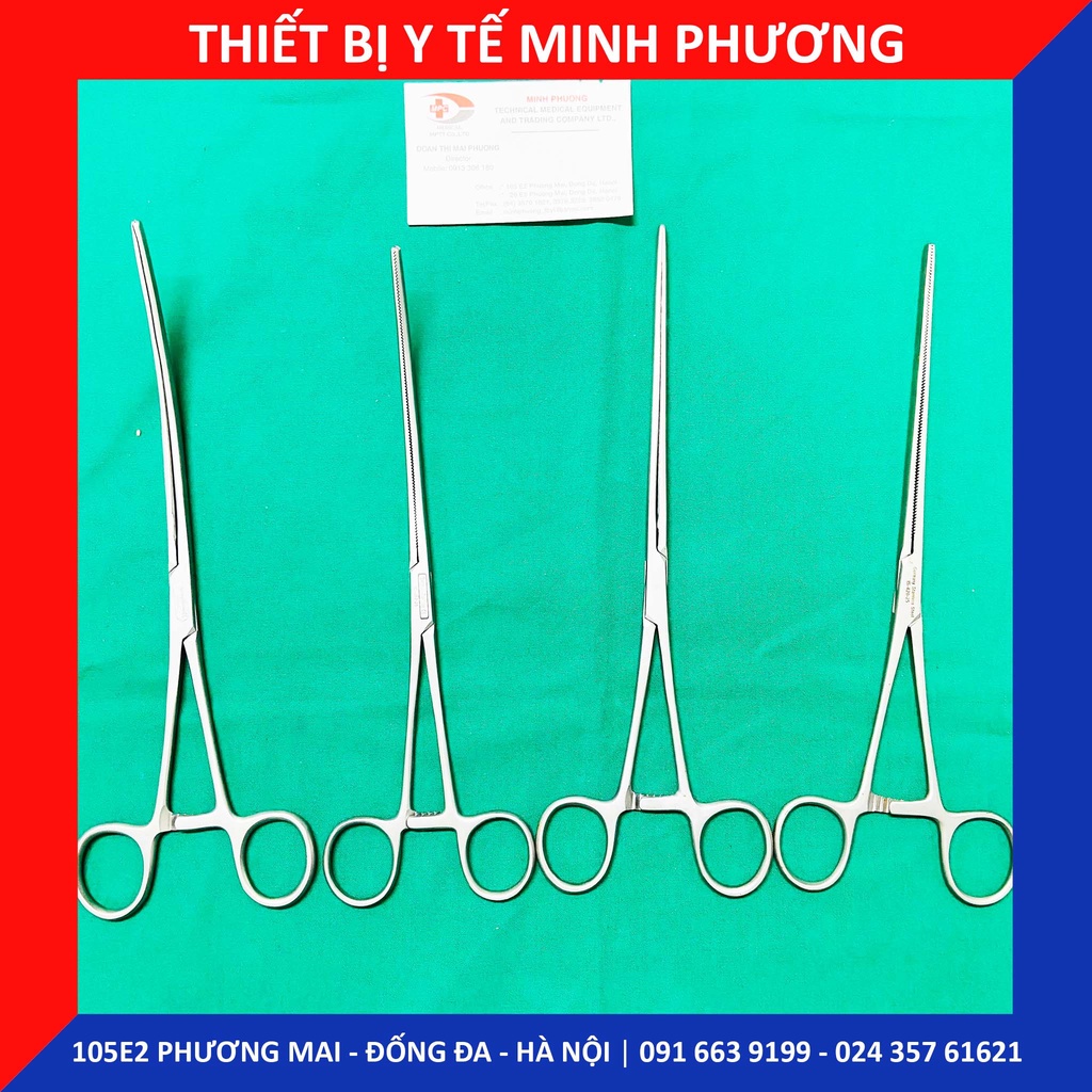 Panh kẹp ruột 25cm ngang, dọc các cỡ