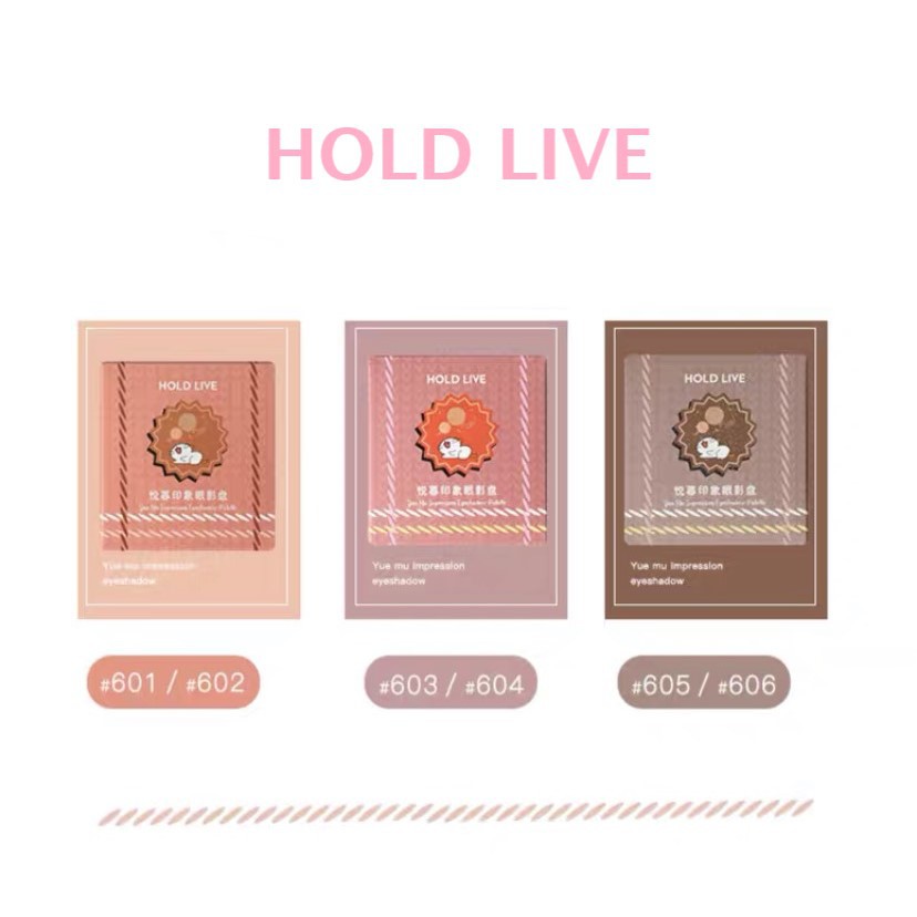 Bảng phấn mắt 4 màu HOLD LIVE Cute Planet Eyeshadow Palette xinh xắn hot trend Holdlive HLIV92 HL592 Yue Mu HL473 HLIV65