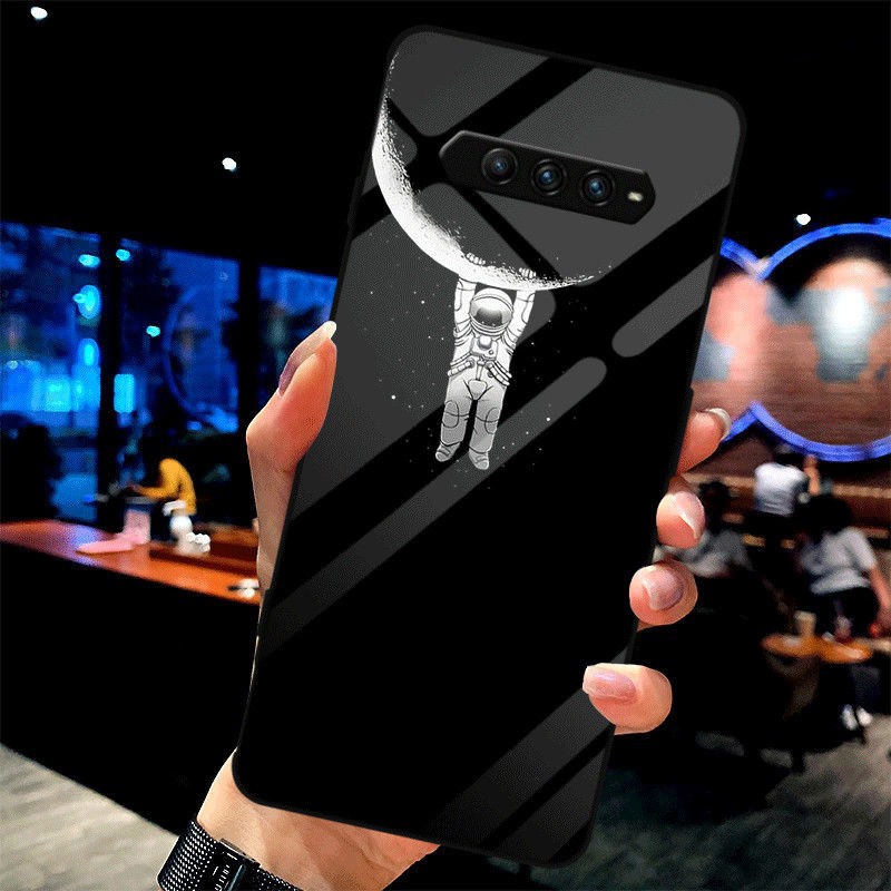 Ốp Lưng Mặt Kính Cường Lực Chống Rơi In Hình Sáng Tạo Cho Xiaomi Black Shark 4 / 4pro | BigBuy360 - bigbuy360.vn