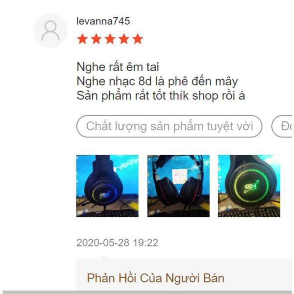 Tai nghe Gaming G-Net GH6 PLUS 7.1 - Có Rung - Cổng USB Led RGB - Âm thanh giả lập 7.1 - Bảo hành 12 tháng - Lỗi 1 đổi 1 | BigBuy360 - bigbuy360.vn