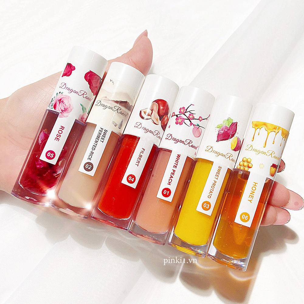 (Hàng Mới Về) Son Dưỡng Môi Không Màu Hương Hoa Hồng Độc Đáo