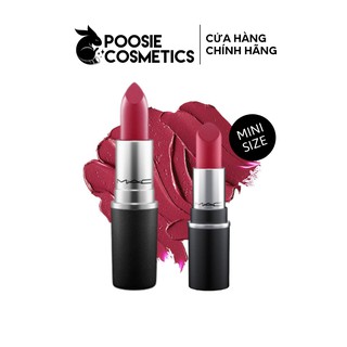 Son MAC Matte D For Danger fullsize | mini - đỏ mận