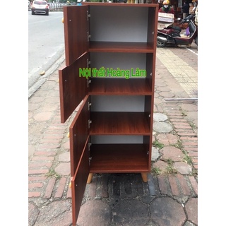 Tủ nhỏ 4 cánh chân gỗ mẫu đẹp