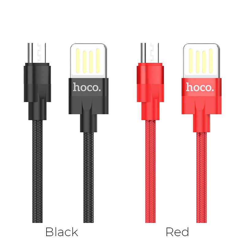 Cáp sạc nhanh Hoco U55 Micro USB dài 1.2m nguồn ra 2.4A Max dành cho Smart phone - Table