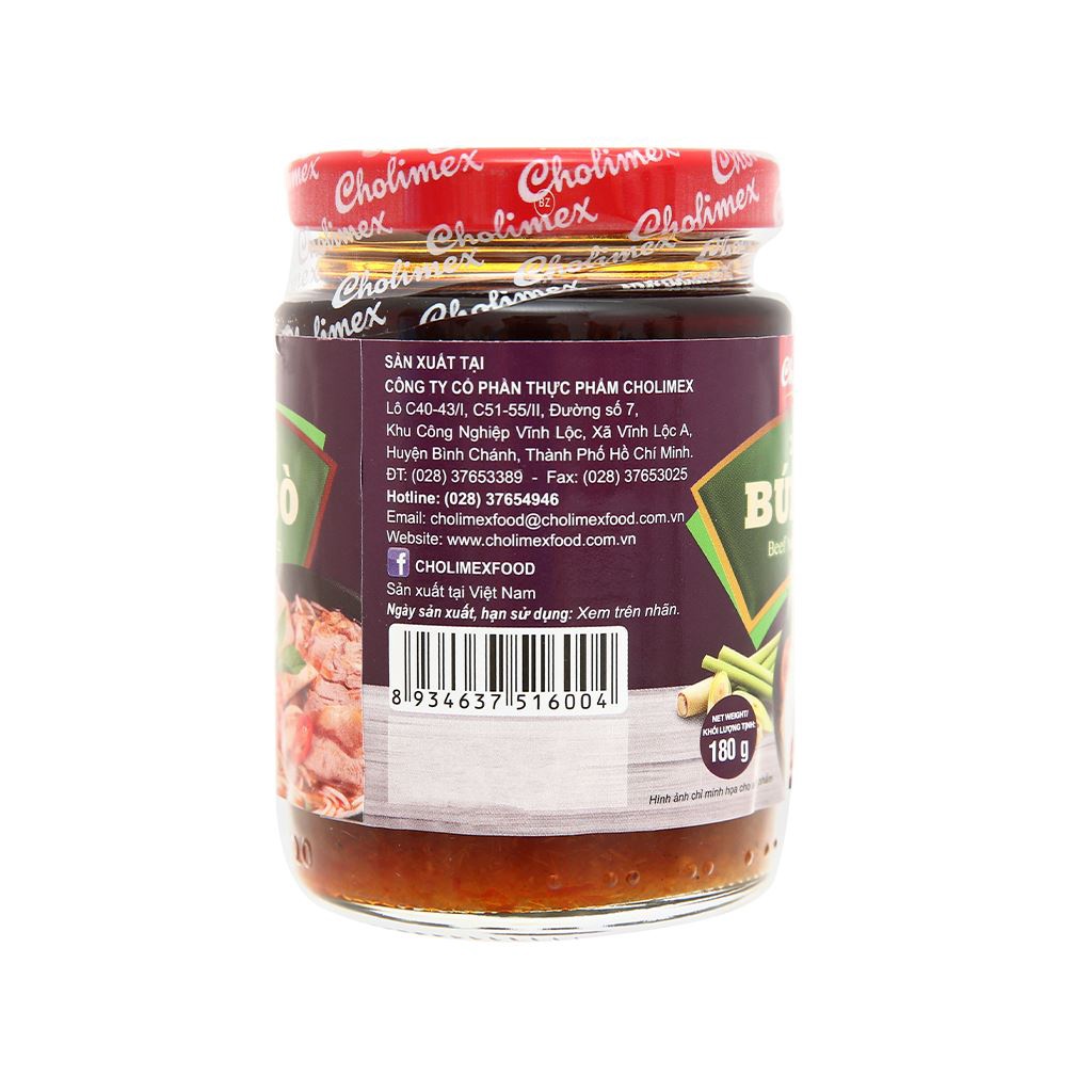 Xốt Bún Bò Cholimex Hũ 180g