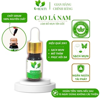 Cao lá nam chính hãng loại bỏ tận gốc các loại mụn ngăn ngừa mụn trở lại cao mụn lá nam dưỡng da trắng mịn lọ 5ml
