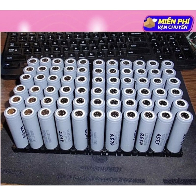 Cell Pin 18650 Đẹp Đã Test dung lượng từng quả