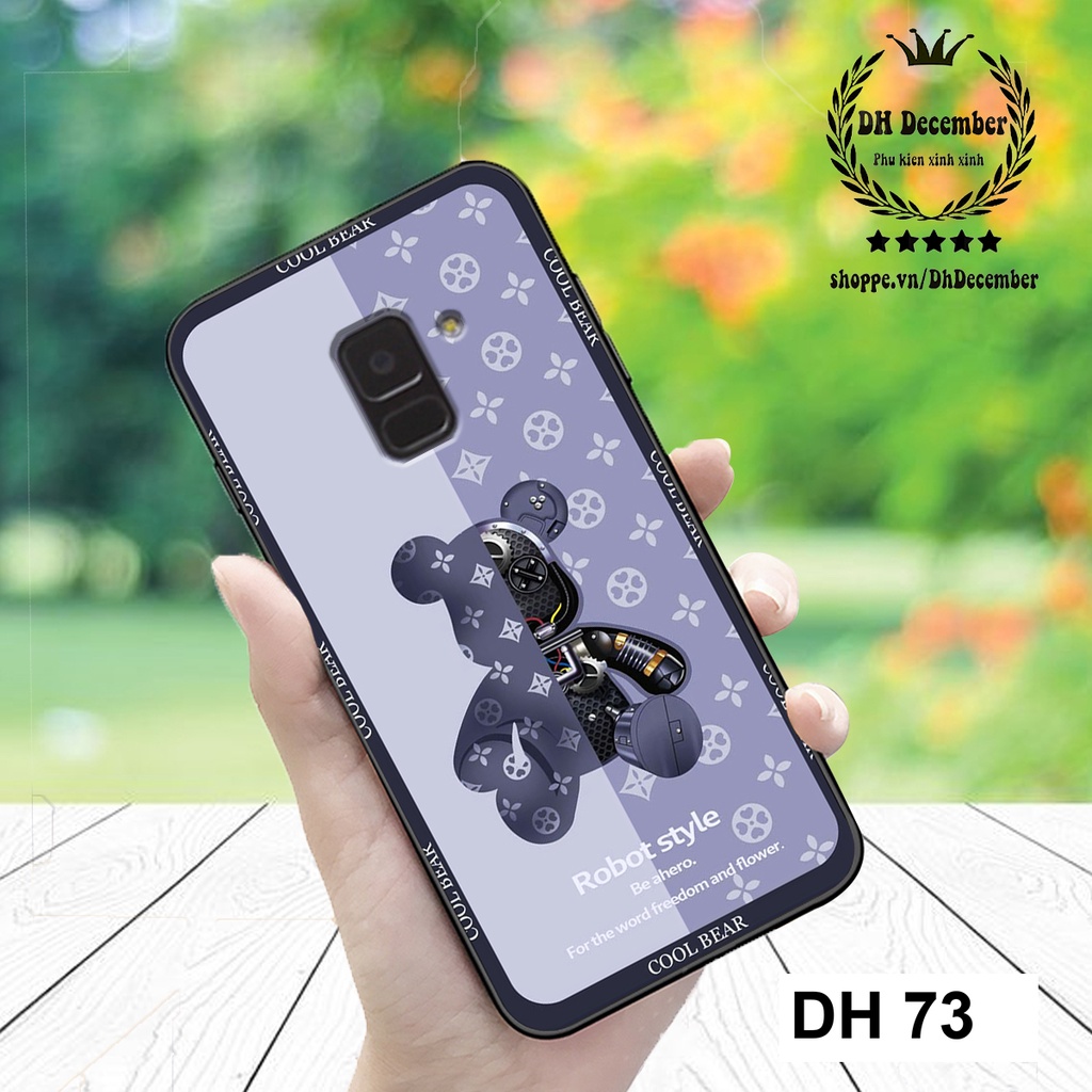 Ốp lưng samsung   A6/ A6+(A6 PLUS)/ A8/ A8+(A8 PLUS)  in hình 3D GẤU BEER RICK-GẤU ROBOT BEER-ĐẸP
