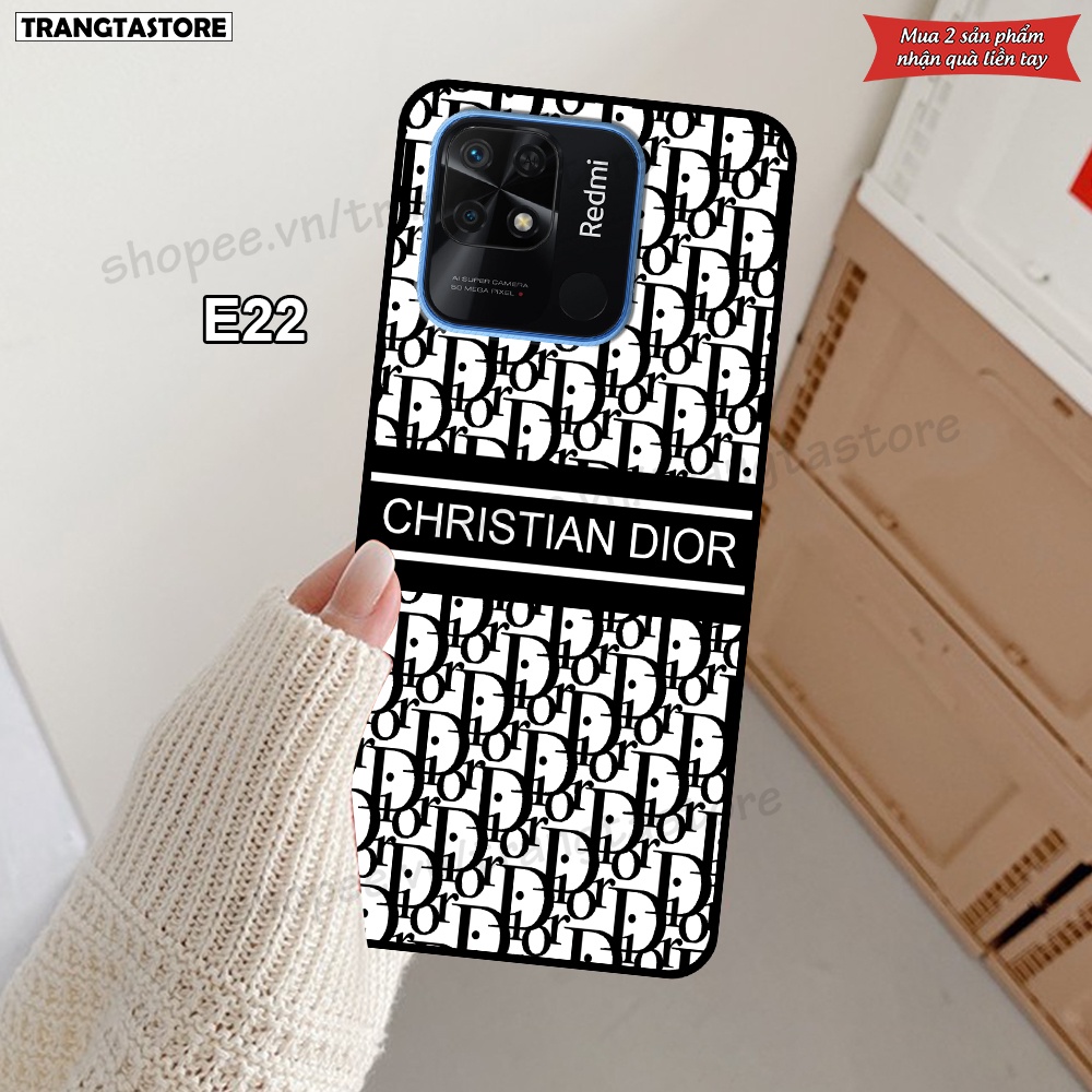 Ốp lưng Xiaomi Redmi 10C - Redmi 9C - Redmi 10A in hình họa tiết các thương hiệu nổi tiếng thế giới 2022