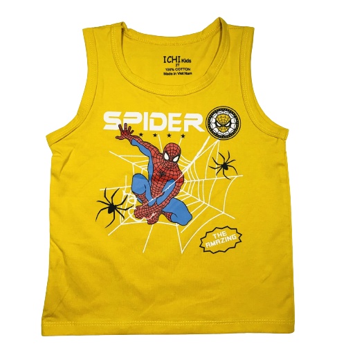 Áo thun bé trai, áo ba lỗ bé trai chất cotton, nhiều màu từ 10-15kg