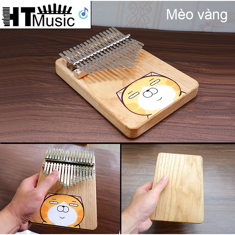 Đàn kalimba 17 phím nguyên khối giá rẻ