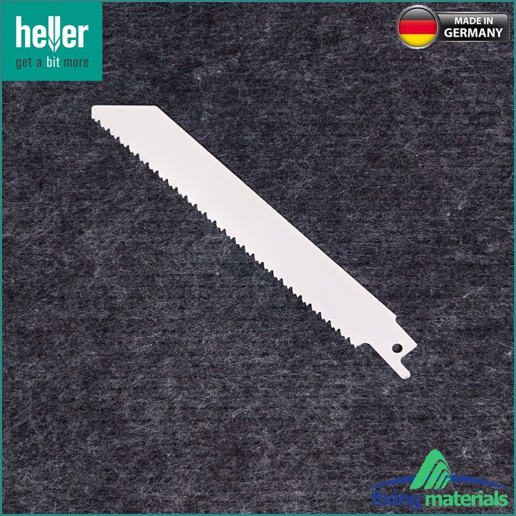 S3456XF-Lưỡi cưa kiếm HELLER Bi-Metal  27636 8, Răng đôi, dài 130mm (Cắt cành cây, gỗ mềm, tấm cách âm..)