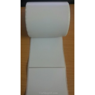 Giấy in mã vạch thường 100x100 cuộn 50m 1tem/ hàng