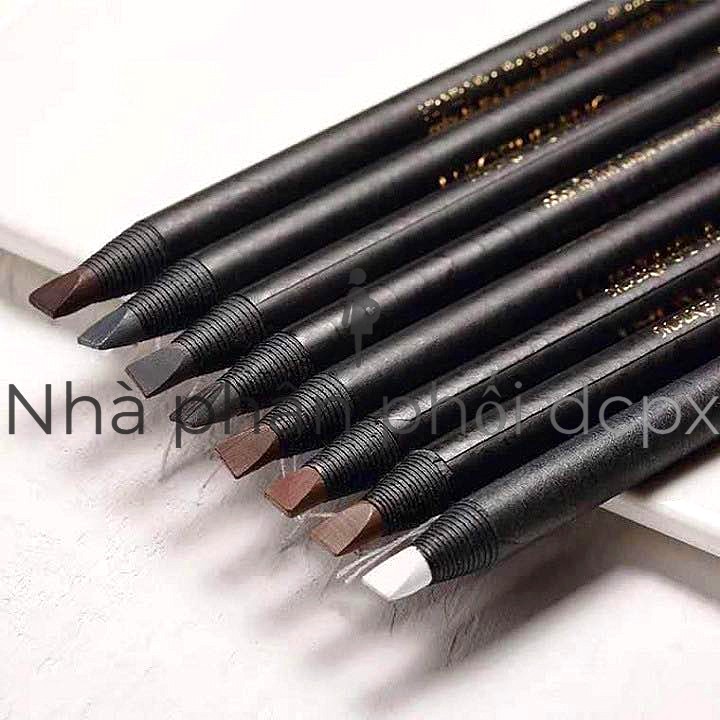 Chì xé kẻ mày cao cấp Haozhuang Make Up Milano Eyebrow Pencil siêu mịn bền màu