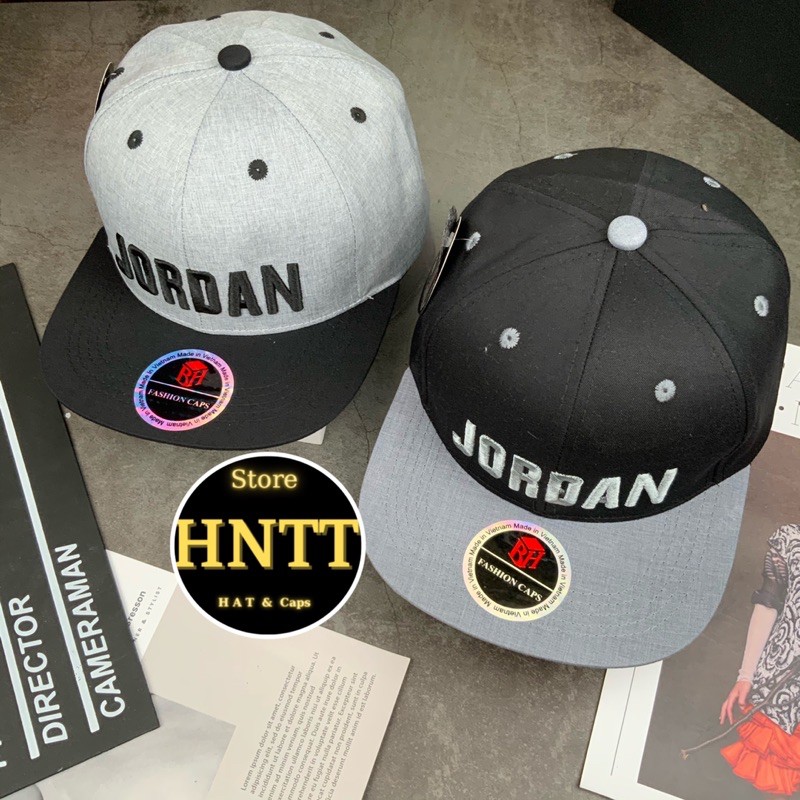 Nón HipHop , Snapback Thêu Jr.Dan , Form Chuẩn Thời Trang Nam Nữ