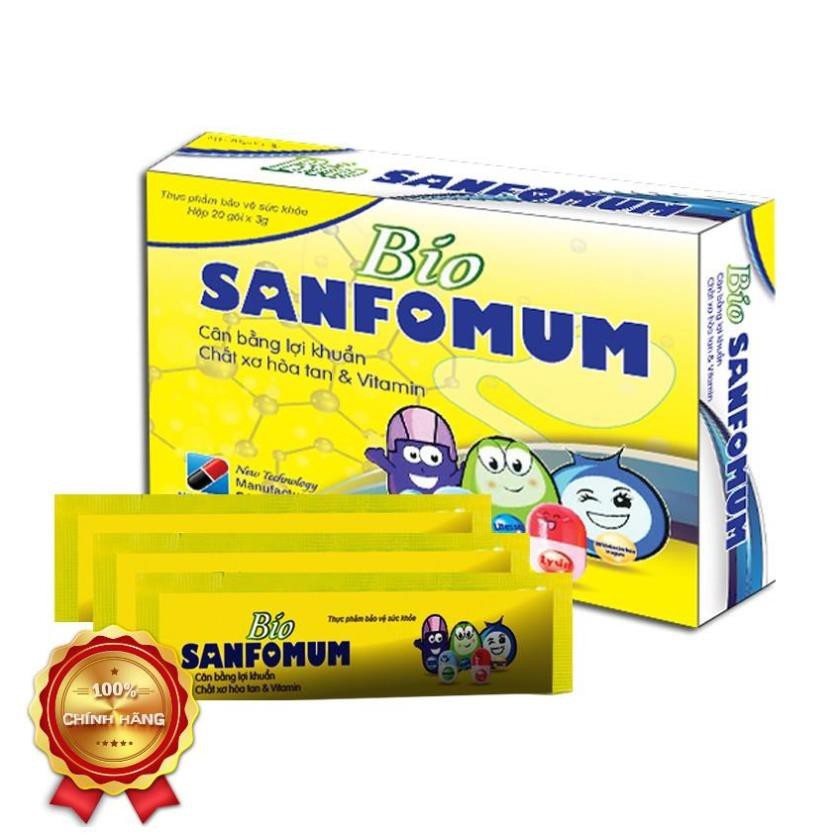 Bio Sanfomum - Men vi sinh dành riêng cho táo bón, tiêu chảy