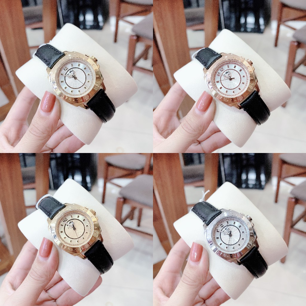 ĐỒNG HỒ NỮ COACH BOYFRIEND , SIZE 34MM, DÂY DA NHIỀU MÀU